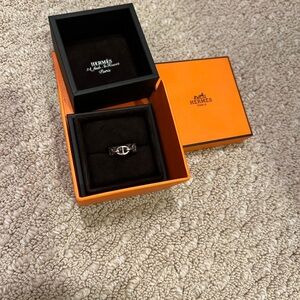 Hermès Chaine d'ancre Enchainee ring